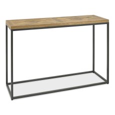 Indus Rustic Oak Console Table by Bentley Designs