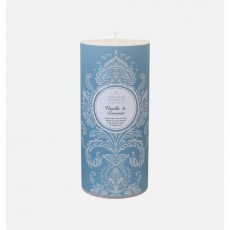Vanilla and Coconut Pillar Candle by Shearer Candles