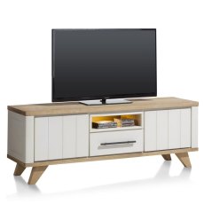 Jardin 170cm Lowboard with LED Lighting (White) by Habufa