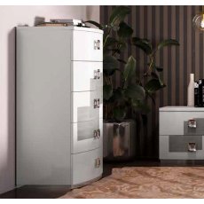 Kate 5 Drawer Tall Chest by Euro Designs