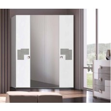 Kate 4 Door Wardobe by Euro Designs Kate 4 Door Wardobe by Euro Designs