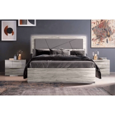 Diana 5ft Kingsize Bedframe (Upholstered) with Lift Storage by Euro Designs