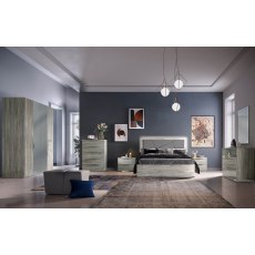 Diana King Size Bedframe (Upholstered) with Lift Storage by Euro Designs