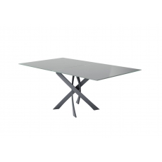 Sirocco Swivel 160-200cm Extending Dining Table (Grey)