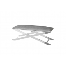Vertue Upholstered Bench (Silver Grey)