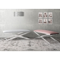Vertue Upholstered Bench (Pink)