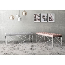Kieta Upholstered Bench (Dark Grey)