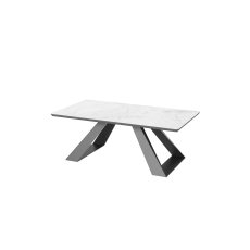 Dante Gloss Top Ceramic Grey Coffee Table