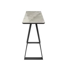 Dante Gloss Top Ceramic Grey Console Table