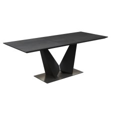 New Westin Slate Grey Ceramic 180-220 x 90cm Extending Dining Table