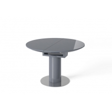 Romeo 120-160cm Round Extending Dining Table (Grey)