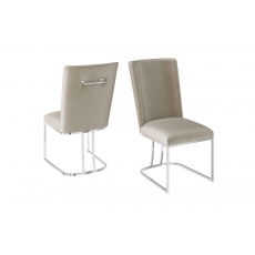 Ivana Mink Velvet Dining Chairs (Set of 2)