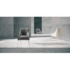 Claudia Silver Grey Velvet Dining Chairs (Set of 2)