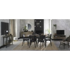 Vintage Weathered Oak 6 Seater Dining Table