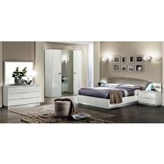 Onda White 4 Door Wardrobe