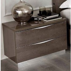 Platinum 2 Drawer Bedside Platinum 2 Drawer Bedside
