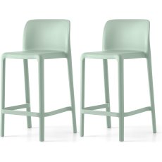 Pair of Bayo 90cm High Outdoor Bar Stool (CB1984) from Connubia by Calligaris Pair of Bayo 90cm High Outdoor Bar Stool (CB1984) from Connubia by Calligaris
