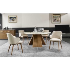 Icaro 160cm Round Dining Table (CS4113-FD-160) by Calligaris