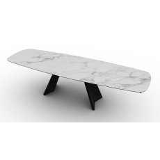 Icaro 200cm-248cm or 296cm Elliptical Extending Dining Table (CS4114-S-200) by Calligaris