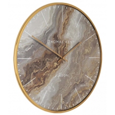 Oyster 'Bronze' 66cm Round Clock by Thomas Kent