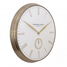 Greenwich Timekeeper Brass Ivory 71cm Round Clock by Thomas Kent