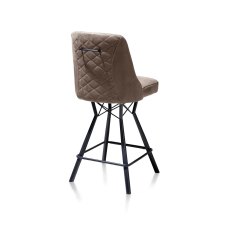 Eefje Bar Stool (Taupe) by Habufa