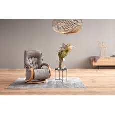 Mosel Maxi Manual Recliner Lounge Chair (8948-28S) by Himolla