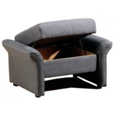 Rhine Adjustable Storage Stool (4350-01X) by Himolla