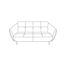 Seville Loveseat by Italia Living