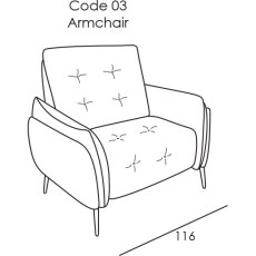 Bolzano Armchair by Italia Living