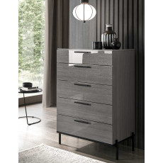 Novecento 5 Drawer Tall Dresser by ALF Italia