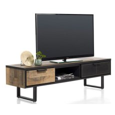 Avalon 160cm TV Unit with 2 Drawers & 1 Niche by Habufa Avalon 160cm TV Unit with 2 Drawers & 1 Niche by Habufa