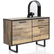 Avalon 130cm Sideboard with 2 Doors & 1 Drawer by Habufa Avalon 130cm Sideboard with 2 Doors & 1 Drawer by Habufa