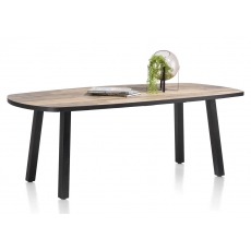 Avalox 180 x 110cm Oval Fixed Dining Table by Habufa