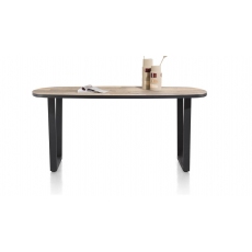 Avalox 200 x 110cm Fixed Oval Bar Table by Habufa