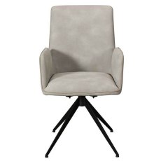 Elaine Swivel Dining Chair (Misty PU)