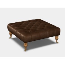 Dalmore Square Stool (All Hide) by Tetrad Harris Tweed Dalmore Square Stool (All Hide) by Tetrad Harris Tweed