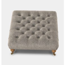 Dalmore Square Stool (All Tweed) by Tetrad Harris Tweed
