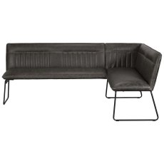 Cooper Corner Left Hand Dining Bench (Grey)