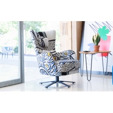 Kylian Swivel Chair by Fama