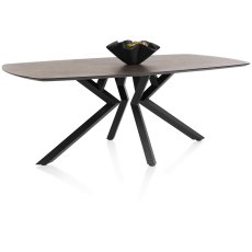 Masura 200 x 105cm Oval Dining Table by Habufa Masura 200 x 105cm Oval Dining Table by Habufa
