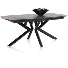 Masura 180-240 x 110cm Oval Extending Dining Table by Habufa Masura 180-240 x 110cm Oval Extending Dining Table by Habufa