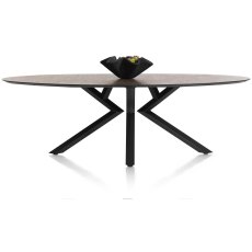 Masura 180 x 100cm Ellipse Dining Table by Habufa Masura 180 x 100cm Ellipse Dining Table by Habufa