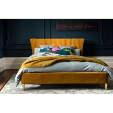 Pleated Super King Bedframe (Choice of 3 Colours)