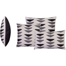 Zara Black Cushion (Three Sizes Available) by WhiteMeadow