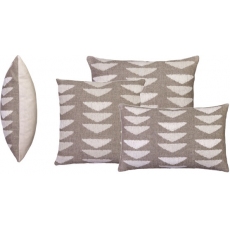 Zara Taupe Cushion (Three Sizes Available) by WhiteMeadow