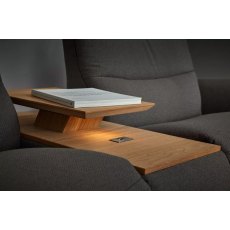 Azure 2.5 Seater Electric Recliner Sofa with Table & Light (4080-42Q) by Himolla