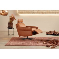 Aura Manual Recliner Chair (Model 8916-23L) by Himolla