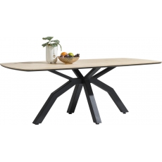 Livada 190 x 108cm Rounded Dining Table by Habufa