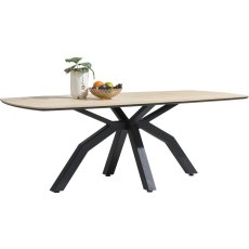 Livada 190 x 108cm Rounded Dining Table by Habufa Livada 190 x 108cm Rounded Dining Table by Habufa